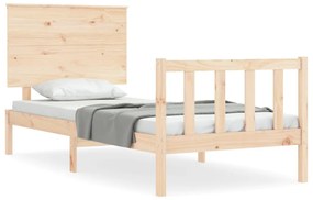 3193391 vidaXL Рамка за легло без матрак, 100x200 см, бор масив