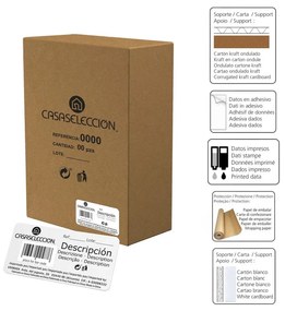 Нощно шкафче от екзотична дървесина в естествен цвят Natural Way - Casa Selección