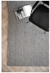 Сив вълнен килим 400x300 cm Auckland - Rowico