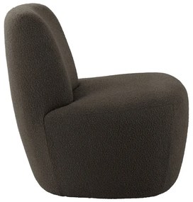 Кресло от плат букле в сиво и кафяво Ada – Leitmotiv