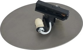 Модерна таванна лампа от ковано желязо за релсова осветителна система 1-фазна 2-лампи - Iconic Pulley