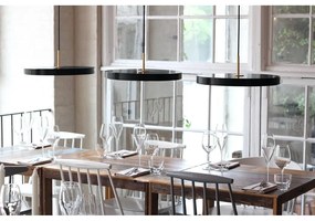 Черно LED висящо осветително тяло с метален абажур ø 31 cm Asteria Mini – UMAGE