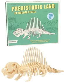 Rex London - Дървен 3D пъзел - Праисторическа земя - Диметродон