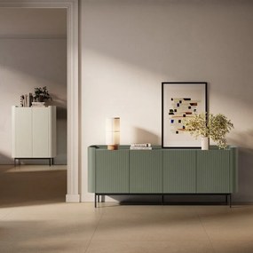 Зелен скрин 200x80x40 cm Willa – MOME