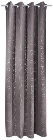 Тъмносива завеса 135x245 cm Circles – Sehlbach