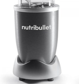 Блендер Nutribullet NB505DG, 500W, 20000 об/мин, 700/500мл, 6 остриета, Разбиване на лед, Сив