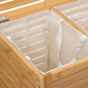 Кош за пране 5five Sicela, Бамбук, 100 l