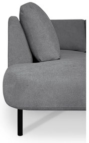 Тъмносив ъглов диван (ляв ъгъл/"U" форма) Hero – Scandic