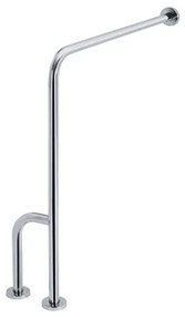 Опорна дръжка 23x89 cm неръждаема стомана/сребриста