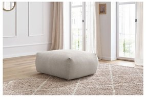 Кремава табуретка от рипсено кадифе Voltaire – Bobochic Paris