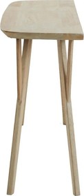 Конзолна маса от масивно манго в естествен цвят 44x160 cm Quenza – Light &amp; Living