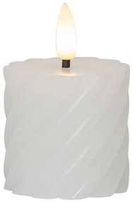 Комплект от 2 LED свещи от бял восък, височина 7,5 см Flamme Swirl - Star Trading