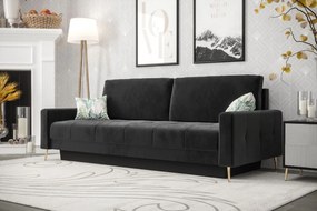 Разтегателен диван Sopi-Черно