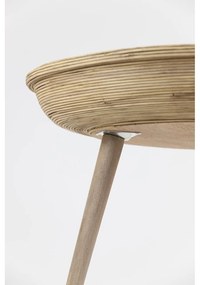 Ратанови кръгли странични масички в комплект от 2 бр. ø 56 cm Colon – Light &amp; Living