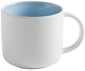 Бяла порцеланова чаша със син интериор Maxwell &amp; Williams Tint, 440 ml - Maxwell &amp; Williams