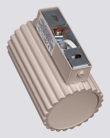 Кафяво-сива метална стенна лампа ø 6,5 cm Gleam – Sollux