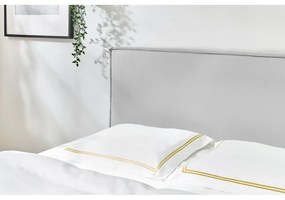 Светлосиво тапицирано двойно легло с решетка 180x200 cm Sary - Bobochic Paris