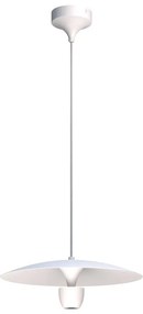 Бяло висящо осветително тяло, височина 150 cm Poppins - SULION