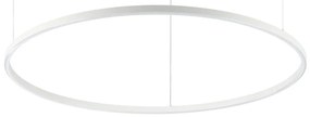 Ideal Lux - LED полилей на кабел ORACLE SLIM LED/53W/230V 4000K пр. 90 см бял