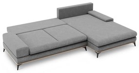 Сив разтегателен диван ъгъл , десен ъгъл Planet - Windsor &amp; Co Sofas