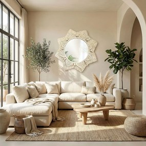 Бохо стенно огледало 53CM 322048