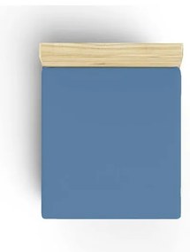 Син еластичен памучен чаршаф 140x200 cm – Mijolnir