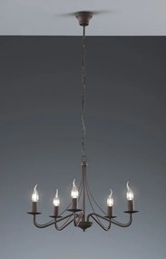 Метално висящо осветително тяло в бронзов цвят ø 55 cm Country – Reality