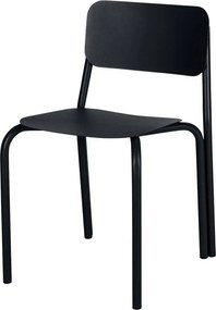 Черен градински стол метален Kei – noo.ma