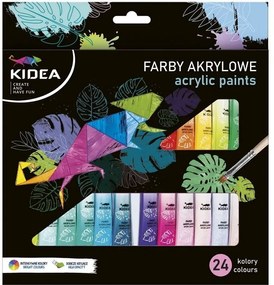 Kidea - Акрилни бои 24 цв.х12 мл 91843