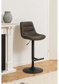 Тъмнозелен бар стол с регулируема височина (височина на седалката 86 cm) Adisa – Actona