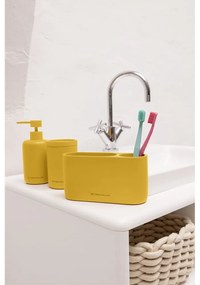 Чаша за четки за зъби от полиресин в цвят горчица Tom Tailor T-Color Bath – Wenko