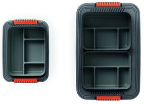 Сив пластмасов разделител за кутия за съхранение 31,5x24x7,5 cm K Latch Box – KIS