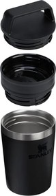 Черна термочаша от неръждаема стомана 230 ml Café-To-Go Travel Mug Black 2.0 – Stanley