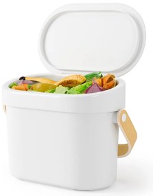 Бял контейнер за компостируеми отпадъци 4 l Bellwood – Umbra