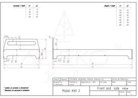 Детско легло 80x200 cm Kiki 2 - Adeko