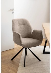 Тъмносив тапициран трапезен стол Aura – Actona