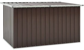 46272 vidaXL Градински сандък за съхранение, кафяв, 171x99x93 см