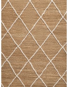 Ръчно изработена ютена пътека в естествен цвят 80x200 cm Kunu – Hanse Home