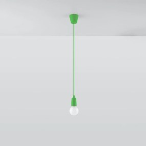 Зелена лампа-висулка 9x9 cm Rene - Nice Lamps