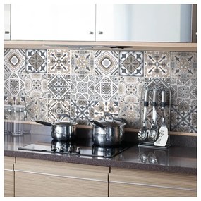 Комплект от 24 стикера за стена Decal Tiles Azulejos , 10 x 10 cm Giacomo - Ambiance