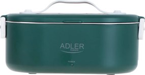 Електрическа кутия за обяд Adler AD 4505, 800 ml, До 50C, Стоманен съд за храна, Зелен