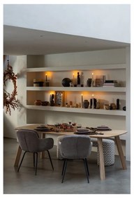 Трапезна маса от масивен дъб 100x220 cm Tablo – WOOOD