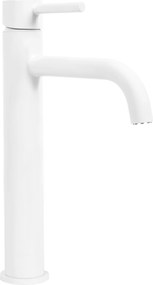 Смесител за мивка Rea Lungo White High