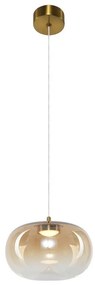 LED Пендел VASO LED/4W/230V Ø 18 см златист/опушен