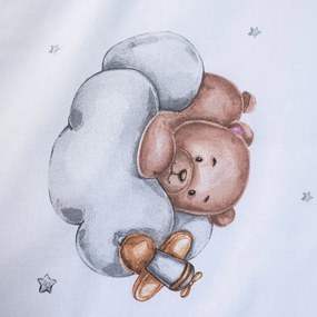 Памучно спално бельо за детско креватче 100x135 cm Medvídek "Plane" – Jerry Fabrics