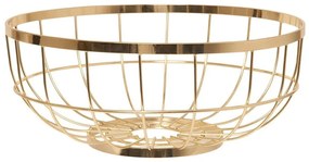 Купа с плодове Настоящо време Злато Open Grid - PT LIVING
