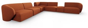 Оранжев променлив ъглов диван Shane - Micadoni Home