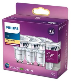 К-кт 3бр. LED крушки Philips GU10/3,5W/230V 2700K