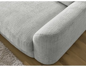 Светлосив шенилов ъглов диван (ляв ъгъл) Leonore – Bobochic Paris