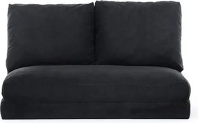 Черен разтегателен диван 120 cm Taida – Balcab Home